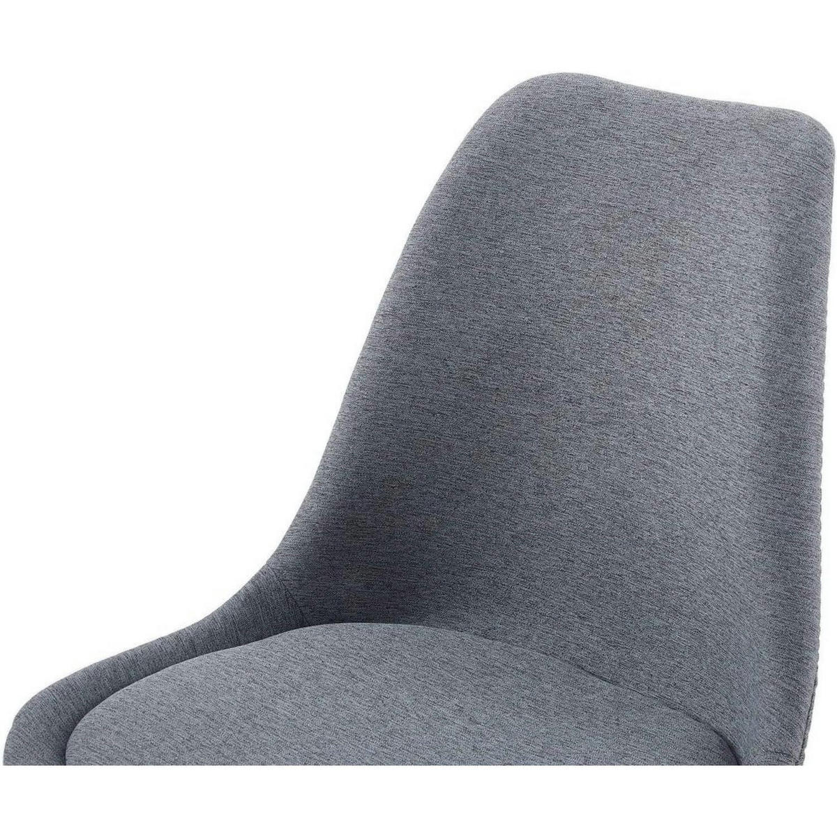 ESSZIMMERSTUHL 2er Set Leinen Grau - Grau, Textil (47.5/82/41cm)