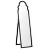 STEHSPIEGEL schwarz 40/150 cm Chatillon - Schwarz, Holzwerkstoff (40/150/60cm) - Beliani