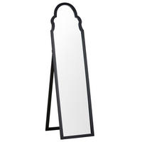 STEHSPIEGEL schwarz 40/150 cm Chatillon - Schwarz, Holzwerkstoff (40/150/60cm) - Beliani