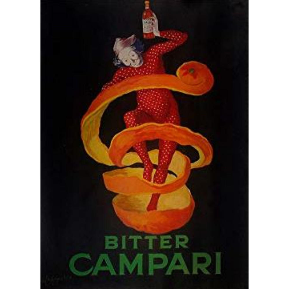 POSTER Italienische Campari 1921 A3 Rahmenlos - Klar, Papier (29.7/5/42cm) - Nacnic