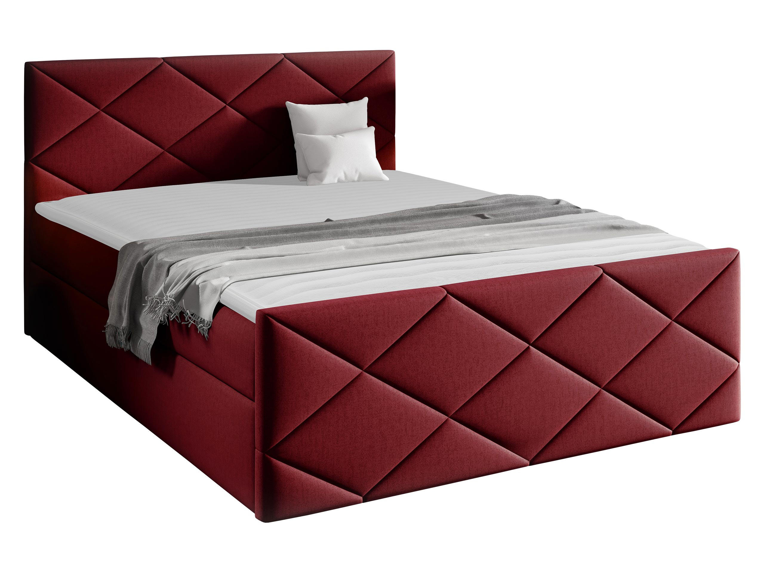 BOXBETT Herkules - Bordeaux, Holz (140/200cm) - MIRJAN24