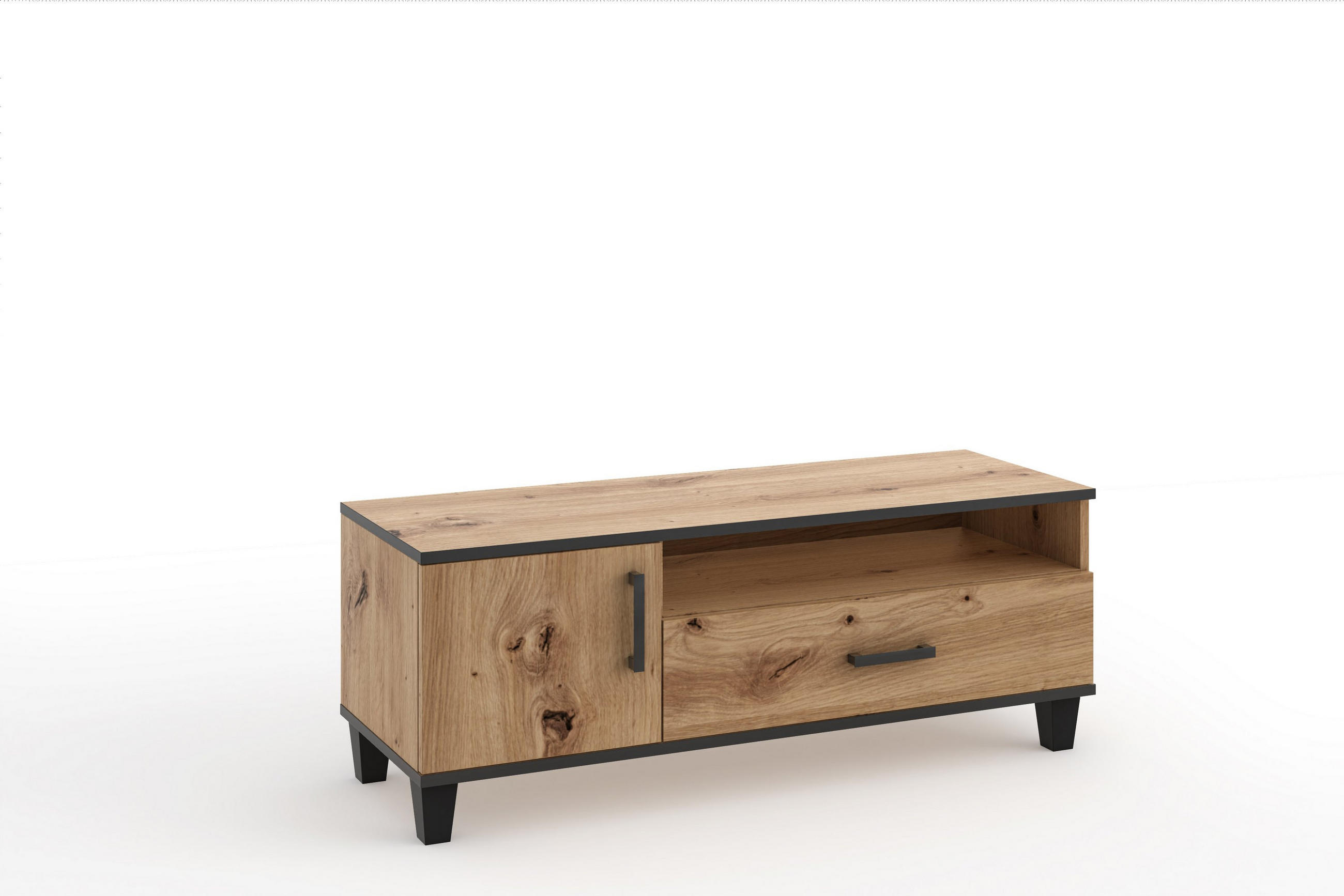 Masseno Lowboard Eiche Artisan 120x51.5x40 cm