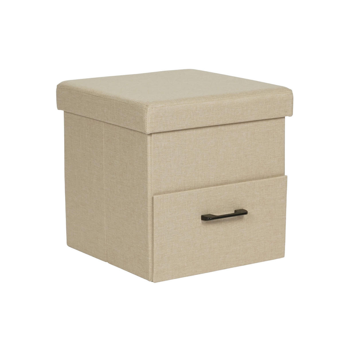 POUF Strelitzia 40/40/40 cm - Beige, Holz (40/40/40cm) - Mobili Rebecca