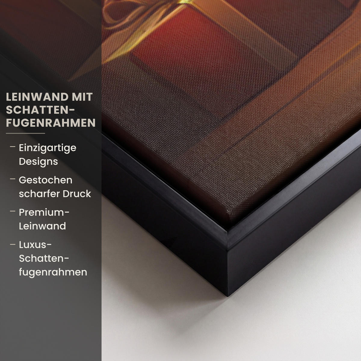 LEINWAND Bilder mit Rahmen - Weihnachtsbaum - Geschenk - Winter - 60x90 - Grün, Textil (60/90cm) - MuchoWow