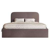 POLSTERBETT Sonvivo Braun Bouclé 140x200 cm - Braun, Kunststoff/Textil (140/200cm) - Selsey