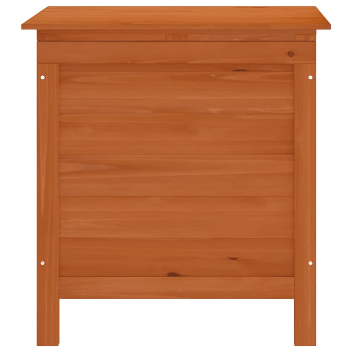 GARTENTRUHE Braun 50x49x56,5 cm Massivholz Tanne - Braun, Holzwerkstoff (50/56.5/49cm) - furnicato