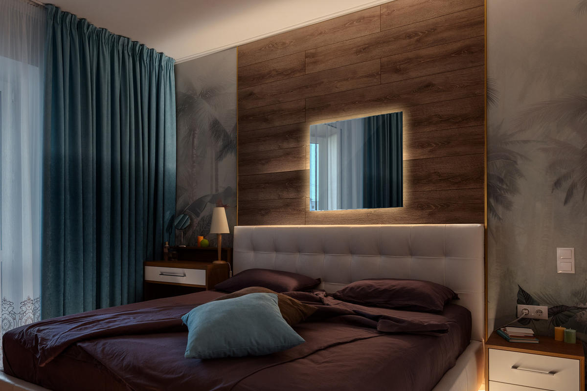 LED-SPIEGEL 50x50 cm Rechteckig Warmweiß 3000K - Transparent, Glas (50/50/0.4cm) - Wallfluent