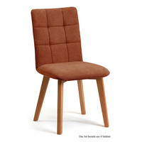 ESSZIMMERSTUHL (4er-Set) Dareen 47x91x60 Eiche geölt/Cognac - Cognac/Eichefarben, Kunststoff (60/91/47cm) - 58aufmkessel