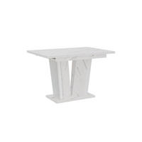 ESSTISCH SAMAR Ausziehbar 120 - 160 / 80 x 76 cm - Hellgrau/Weiß, Holz (120/80/76cm) - MASSENO