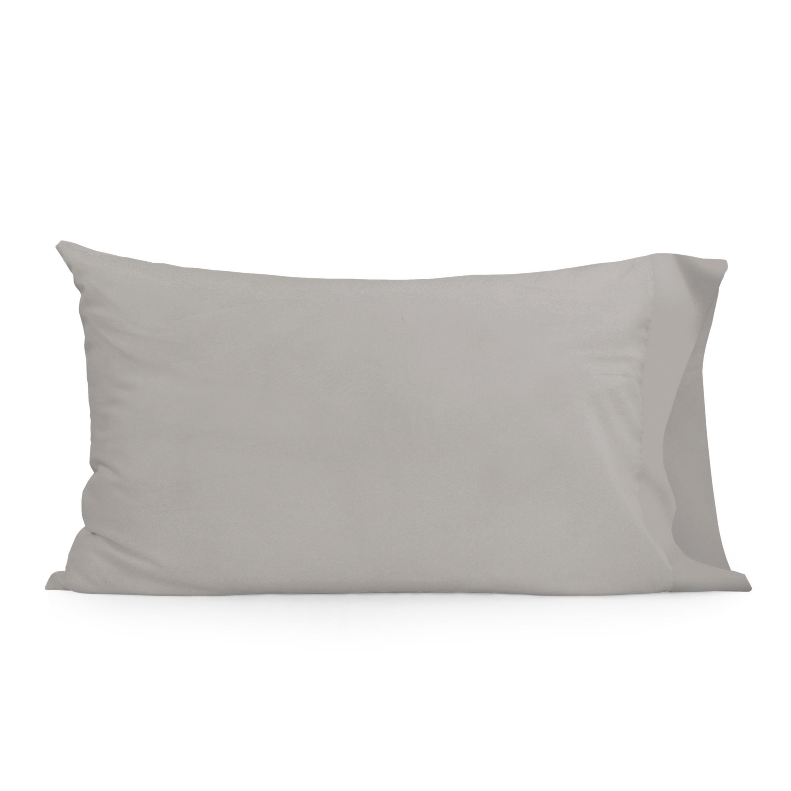 KISSENBEZUG basic 50x75 cm (x2) grau - Grau, Textil (50/75cm) - Happy Friday