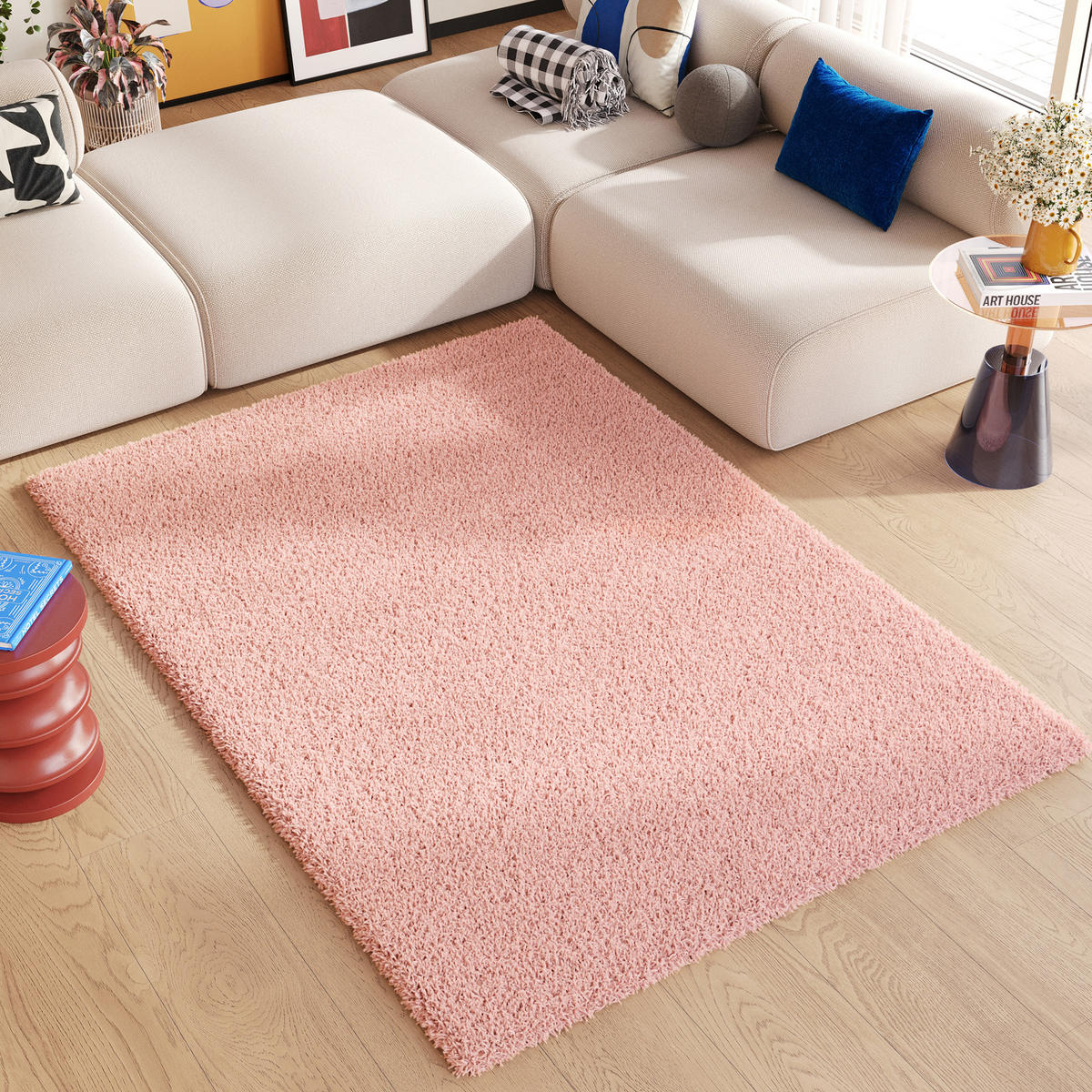TEPPICH ESSENCE Pink 300/400 cm - Pink, Kunststoff (300/400cm) - Tapiso