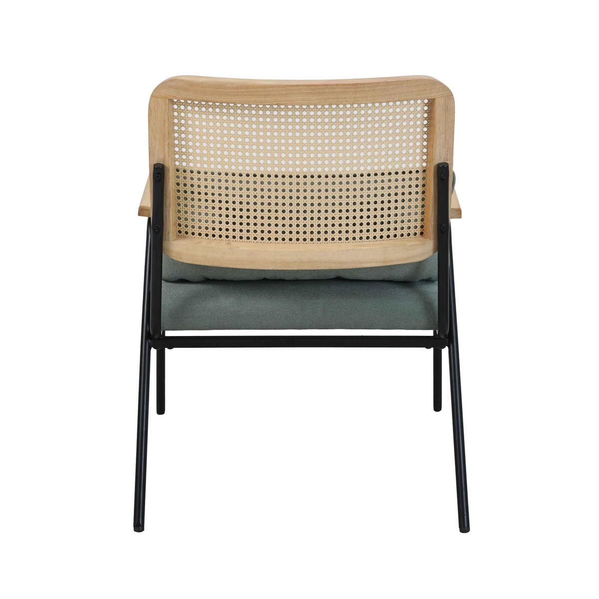 RELAXSESSEL, Dunkelgrün - Grün, Textil (63/83/68cm) - Oviala