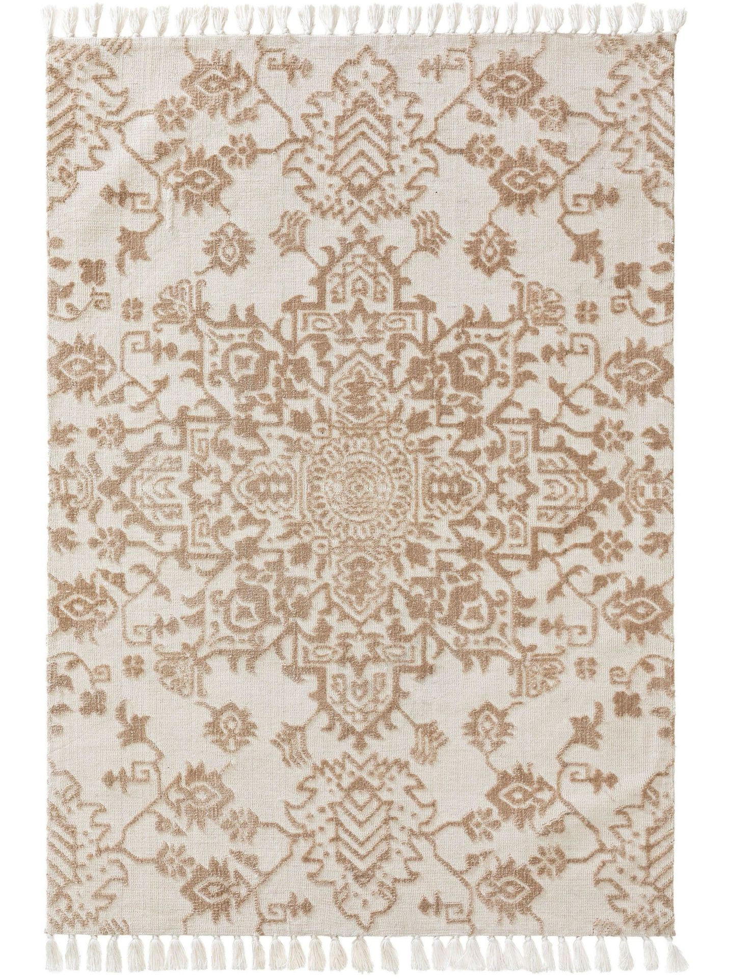 Kunstloft Teppich Beige 160x1 cm