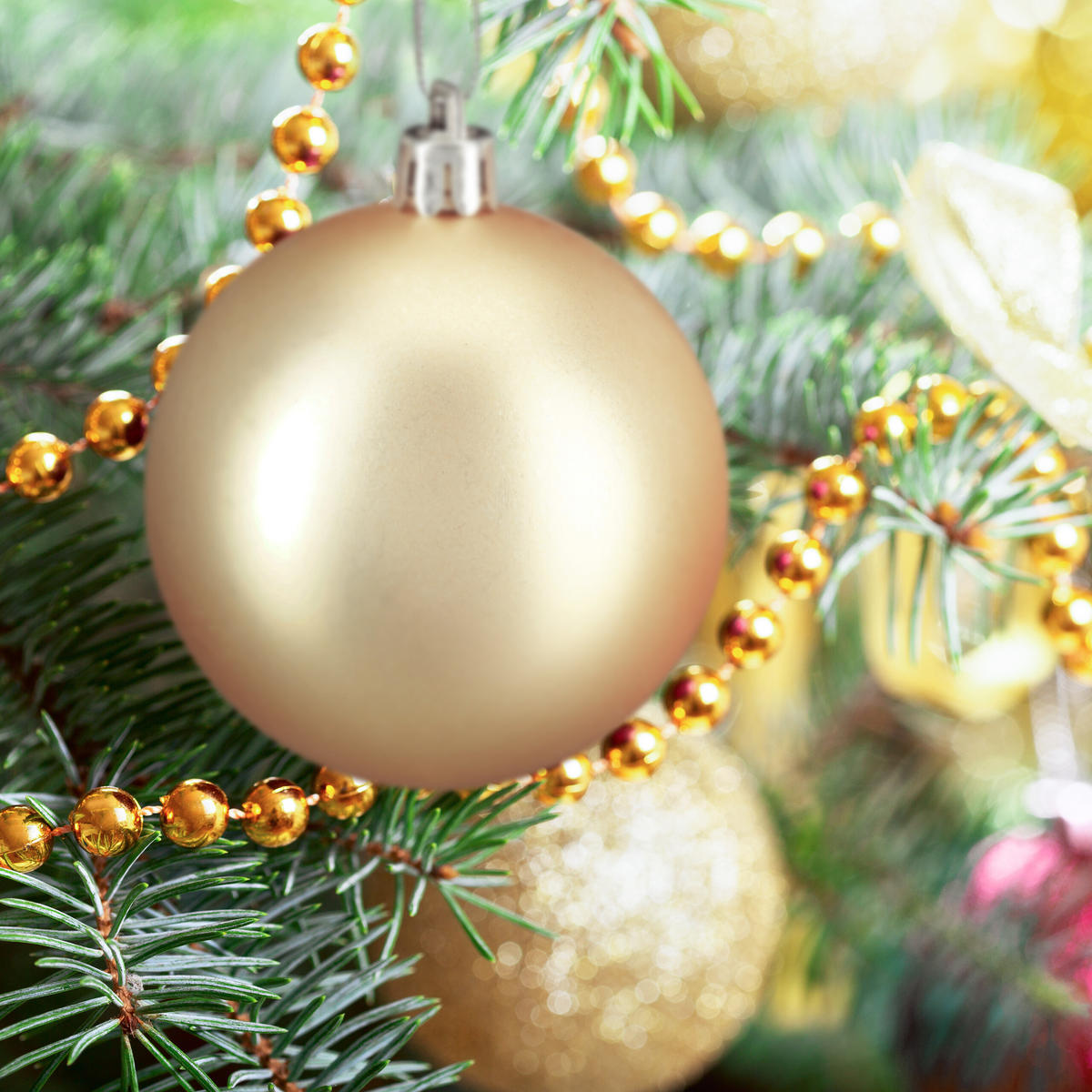 100XWEIHNACHTSKUGELN - Creme, Kunststoff (6/7/6cm) - Relaxdays