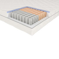 FEDERKERNMATRATZE H3 Komfort 140x200 - Weiß, Textil (140/200cm) - Schlaftroll