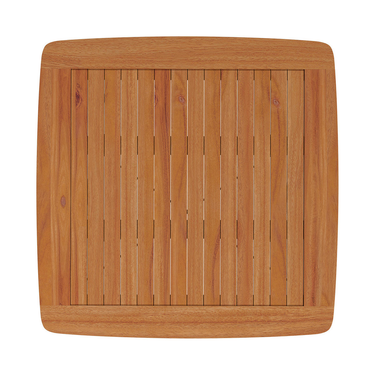 GARTENESSGRUPPE - Akazie massiv / Stahl - Akazie / Schwarz - 5-teilig - Schwarz/Akaziefarben, Holz/Metall - home24