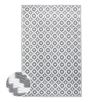 IN-/OUTDOORTEPPICH Colour Clash - Weiß/Grau, Kunststoff (118/180cm) - Butlers