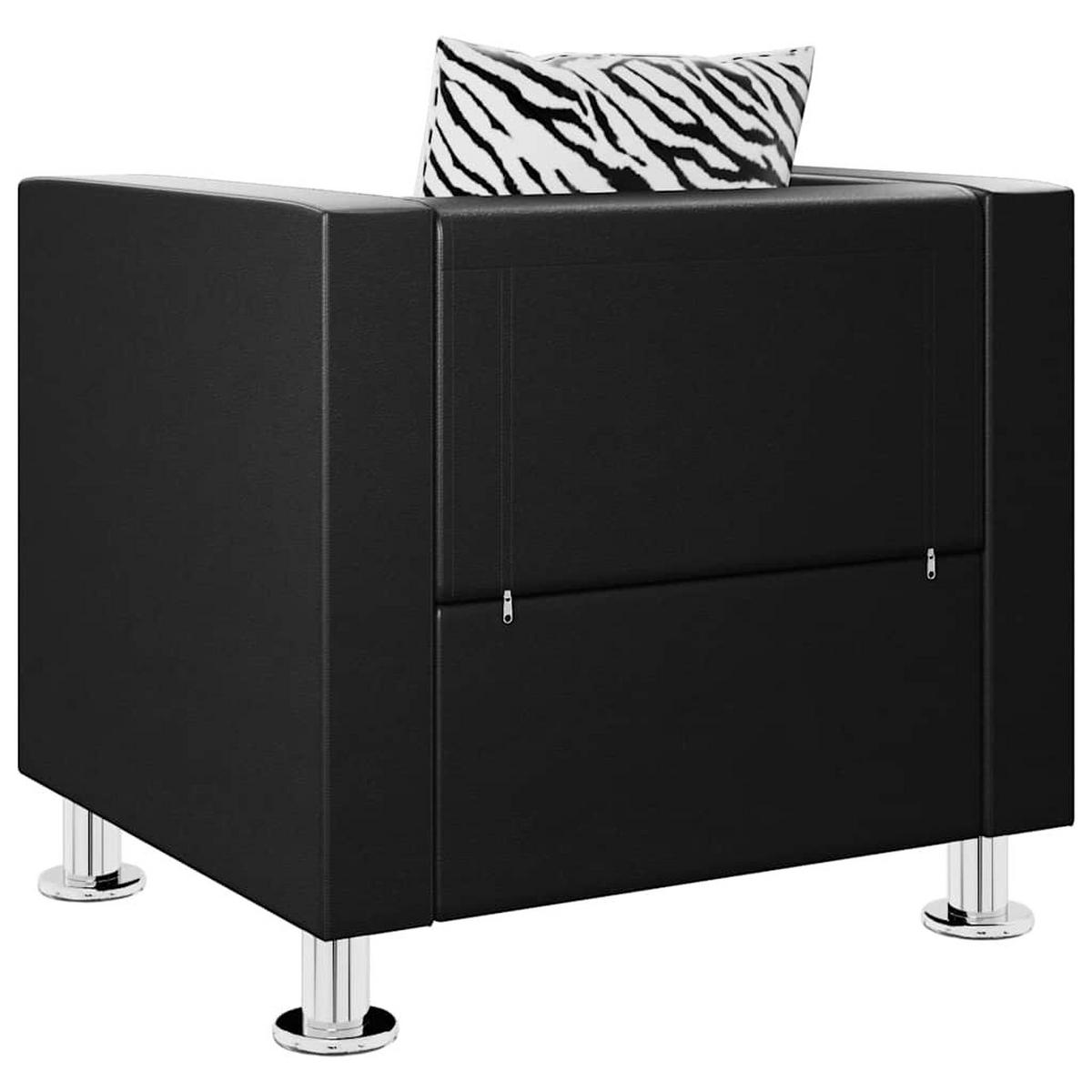 SESSEL Haltbar 70/62.5/63 cm Schwarz Holz - Schwarz, Holz (62.5/63/70cm) - vidaXL