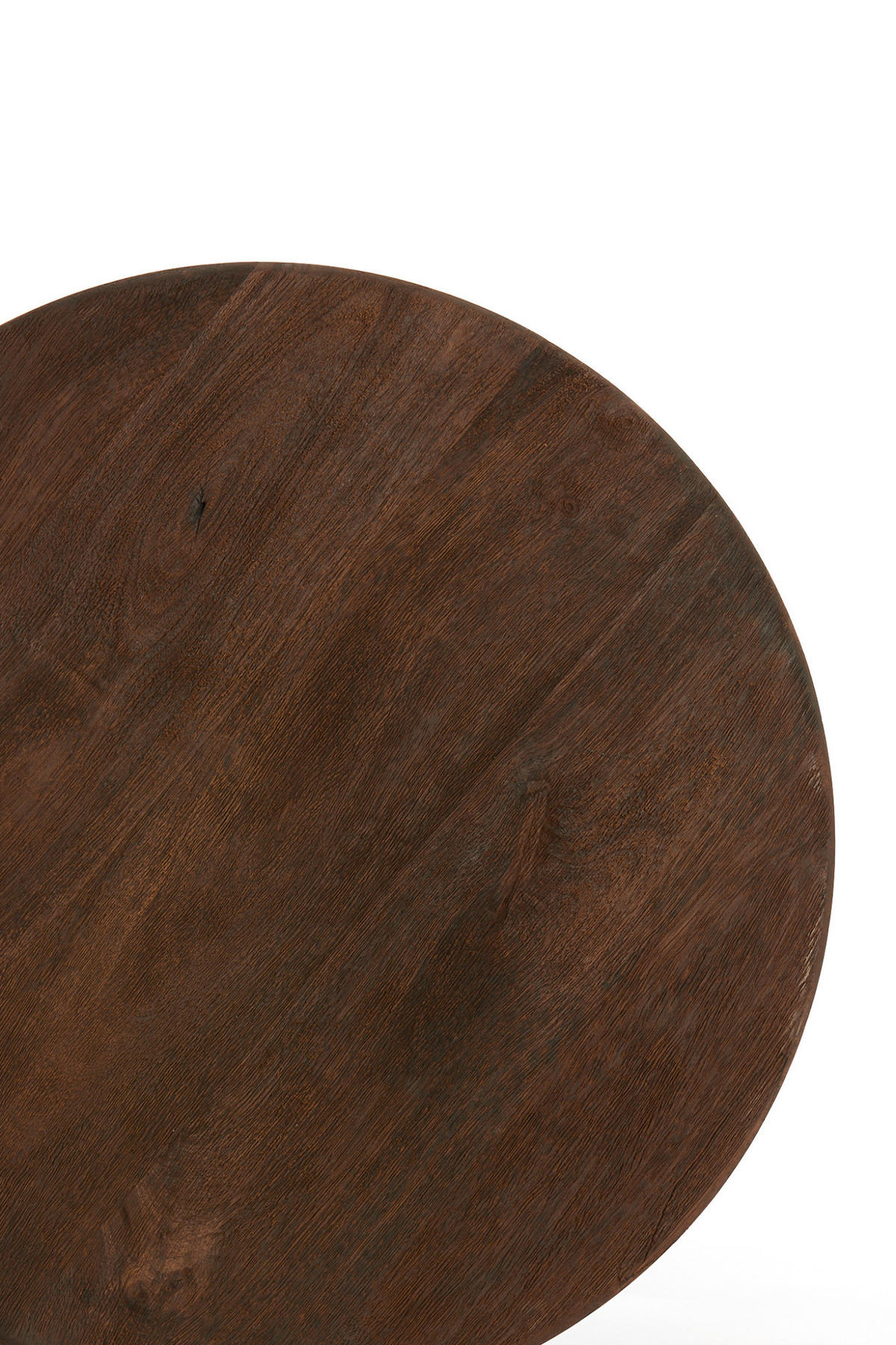 BEISTELLTISCH Mirto Braun Ø40/50 cm - Dunkelbraun, Holz (40/40/50cm) - Light & Living