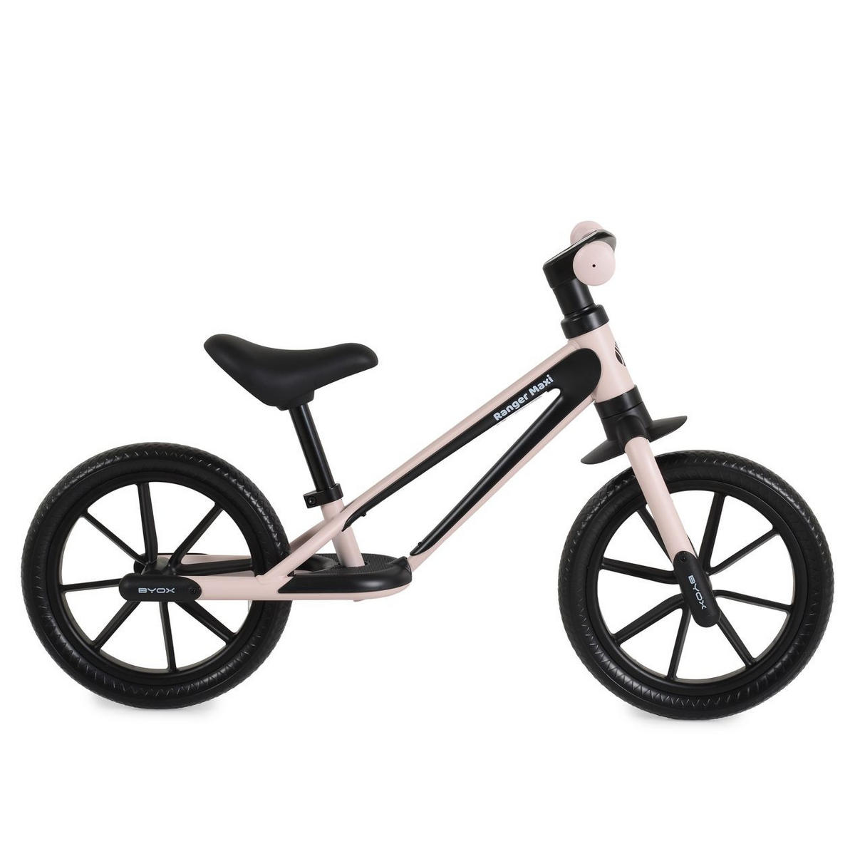 LAUFRAD Ranger Maxi 12 Zoll rosa EVA-Reifen Metallrahmen Sitzhöhe verstellbar - Rosa, Metall (89/37/54cm)