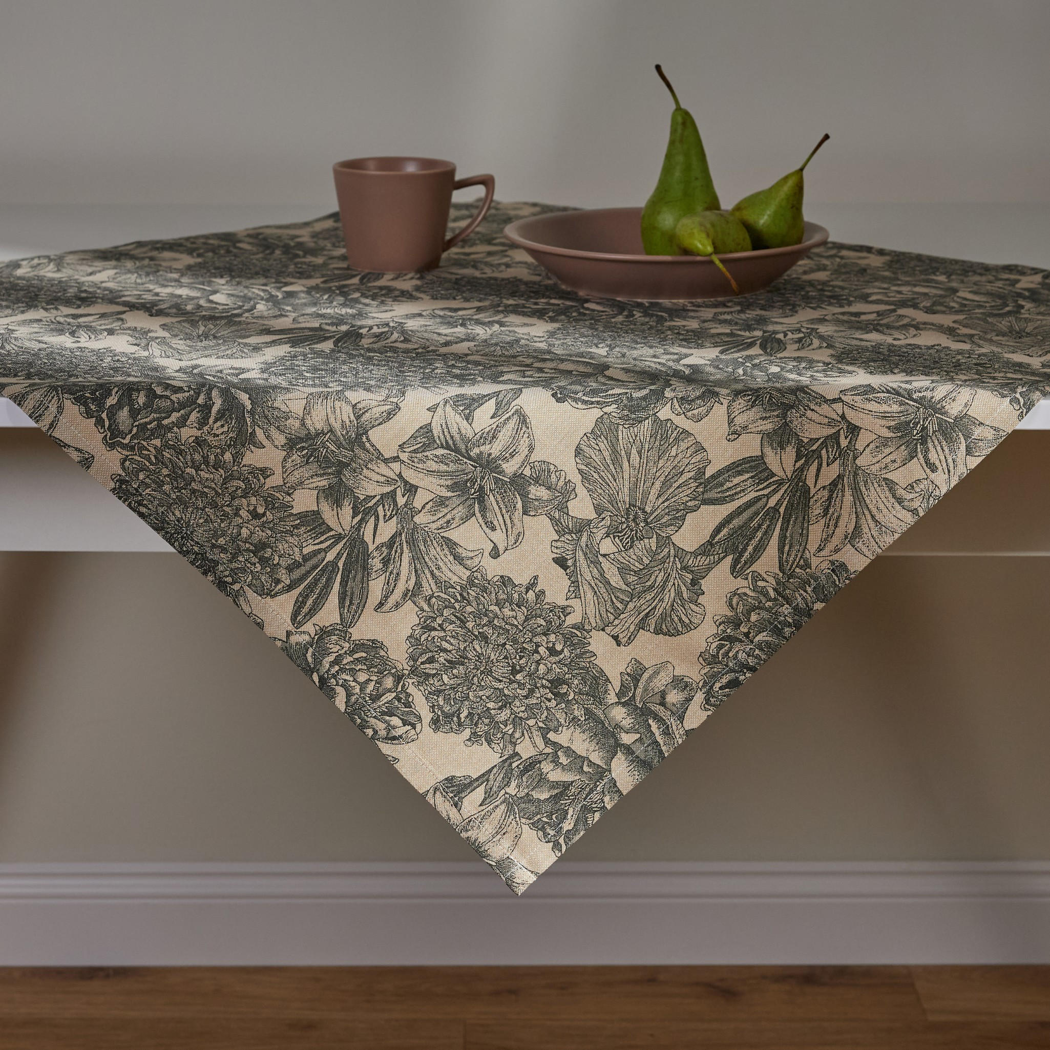 TISCHDECKE Tomilo - Beige, Textil (80/80/1cm) - home&you