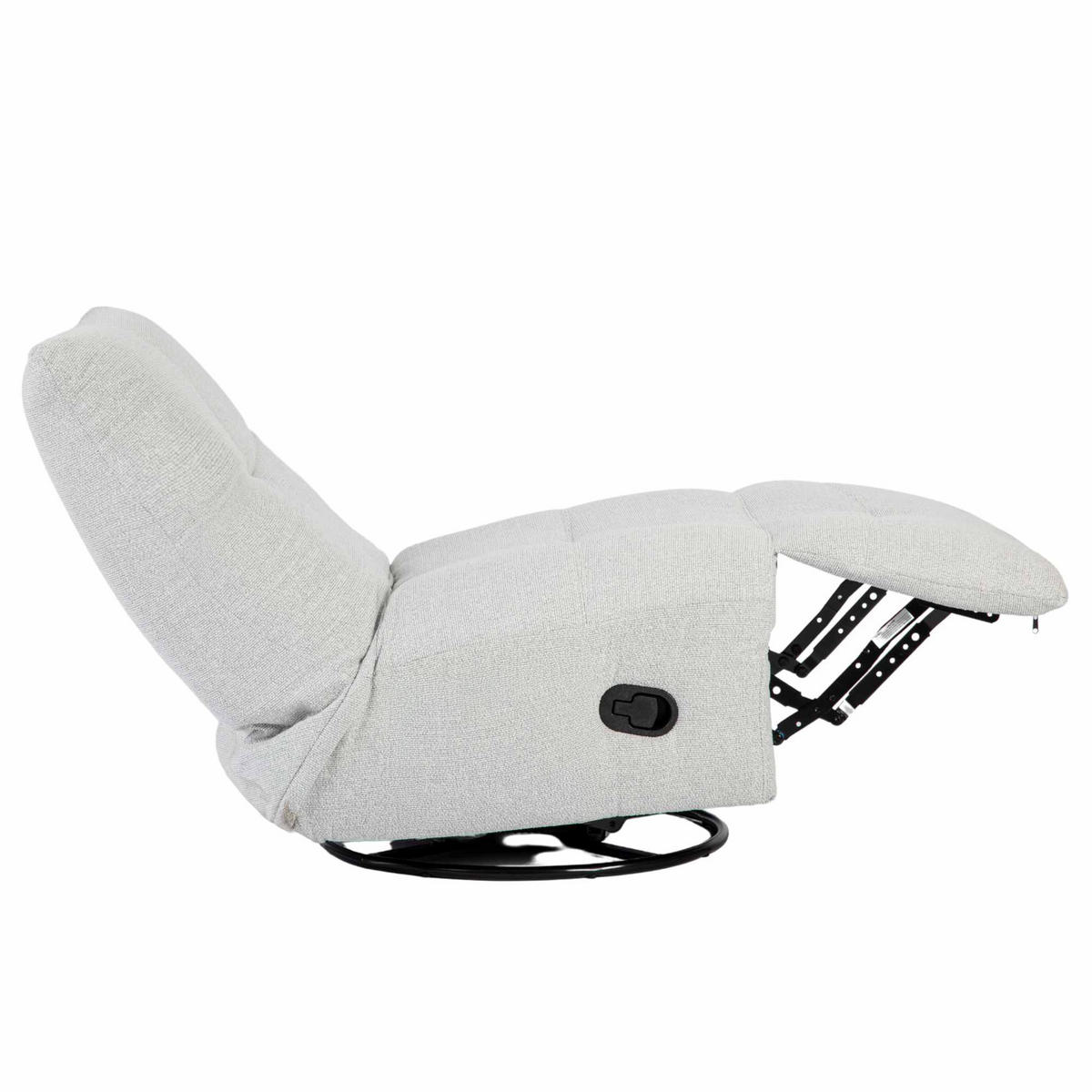 SESSEL Lazy Grau 103/82/96 cm - Grau, Textil (82/96/103cm) - Starfurn