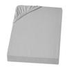 FLANELL-SPANNBETTLAKEN 200x200 Warme Winter Biber Bettlaken aus 100% Baumwolle, Spannbetttuch Laken Uni Hellgrau Silber - Made in Germany - Hellgrau, Textil (200/200cm) - Carpe Sonno