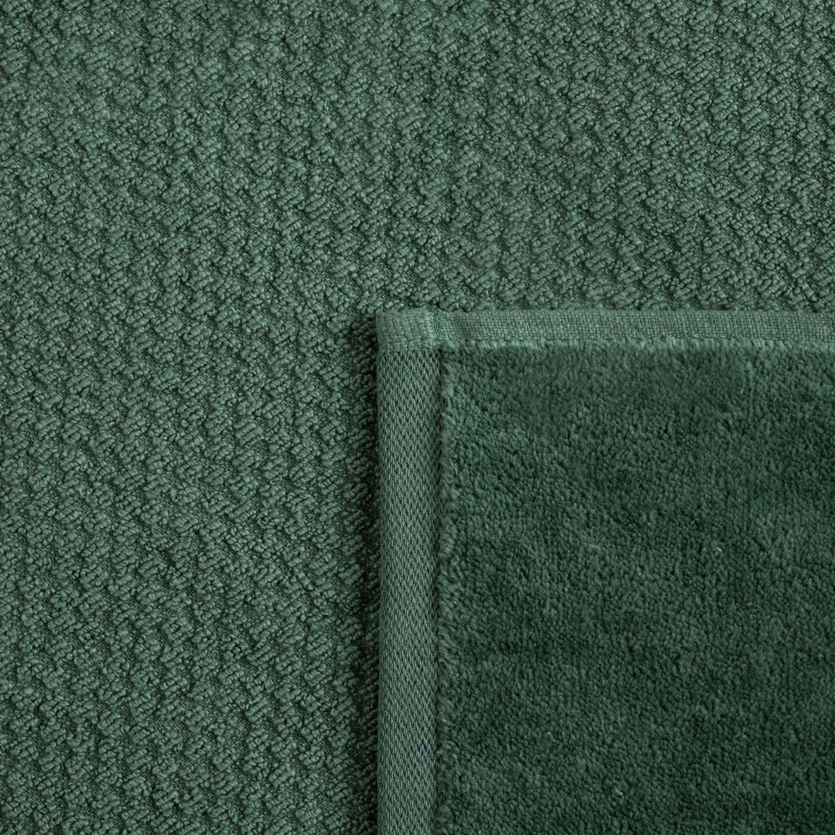 BADETUCH Nasia grün 70/130 cm - Grün, Textil (70/130cm) - Homla