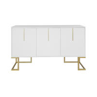SIDEBOARD Verstellbare Regalböden,138/40/80,5 cm - Weiß, Holzwerkstoff/Metall (40/80.5/138cm) - Urban Meuble