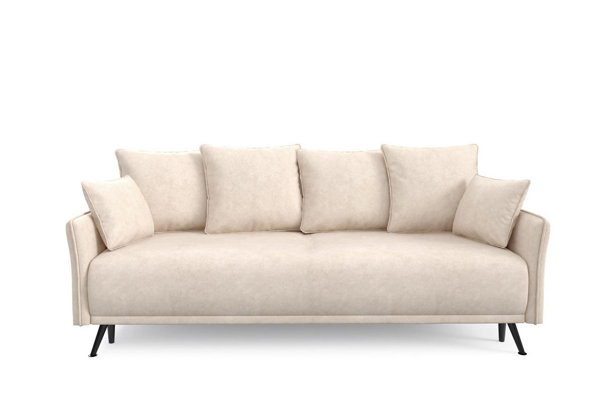 SCHLAFSOFA - Sofa Lamala - Beige - Beige, Holzwerkstoff (219/96/104cm) - Möblo