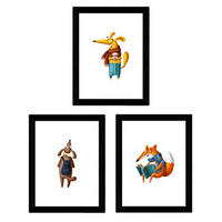 POSTER Animals – Educational Set A3 Rahmenlos - Klar, Papier (29.7/5/42cm) - Nacnic