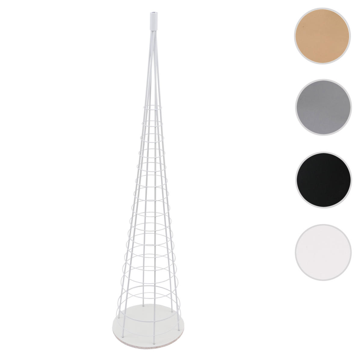 DEKO-BAUM Weiß - Weiß, Metall (38/160cm) - MCW