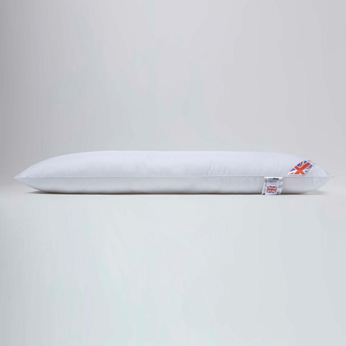 SEITENSCHLÄFERKISSEN mit Bezug, 40/145 cm, Mikrofaser - Weiß, Textil (40/145cm) - Homescapes
