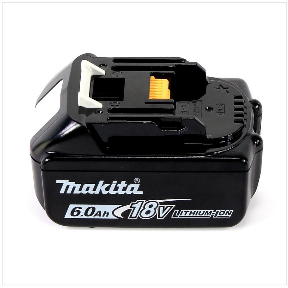 MAKITA Power Source Kit Li 18V mit 2x BL1860B Akku 6,0Ah + DC18RC Ladegerät ( 199480-6 ) - Multicolor, Kunststoff (19/75/7cm) - Makita