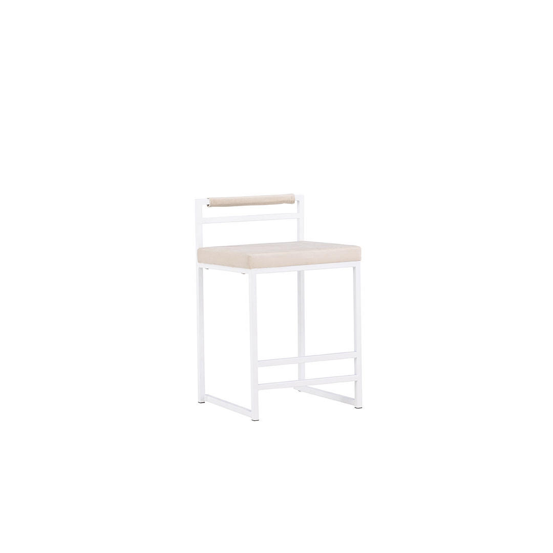 BARHOCKER, Opelika, Stühle Beige, Polyester, 45 x 41 x 80 cm - Beige, Textil (45/80/41cm) - ebuy24