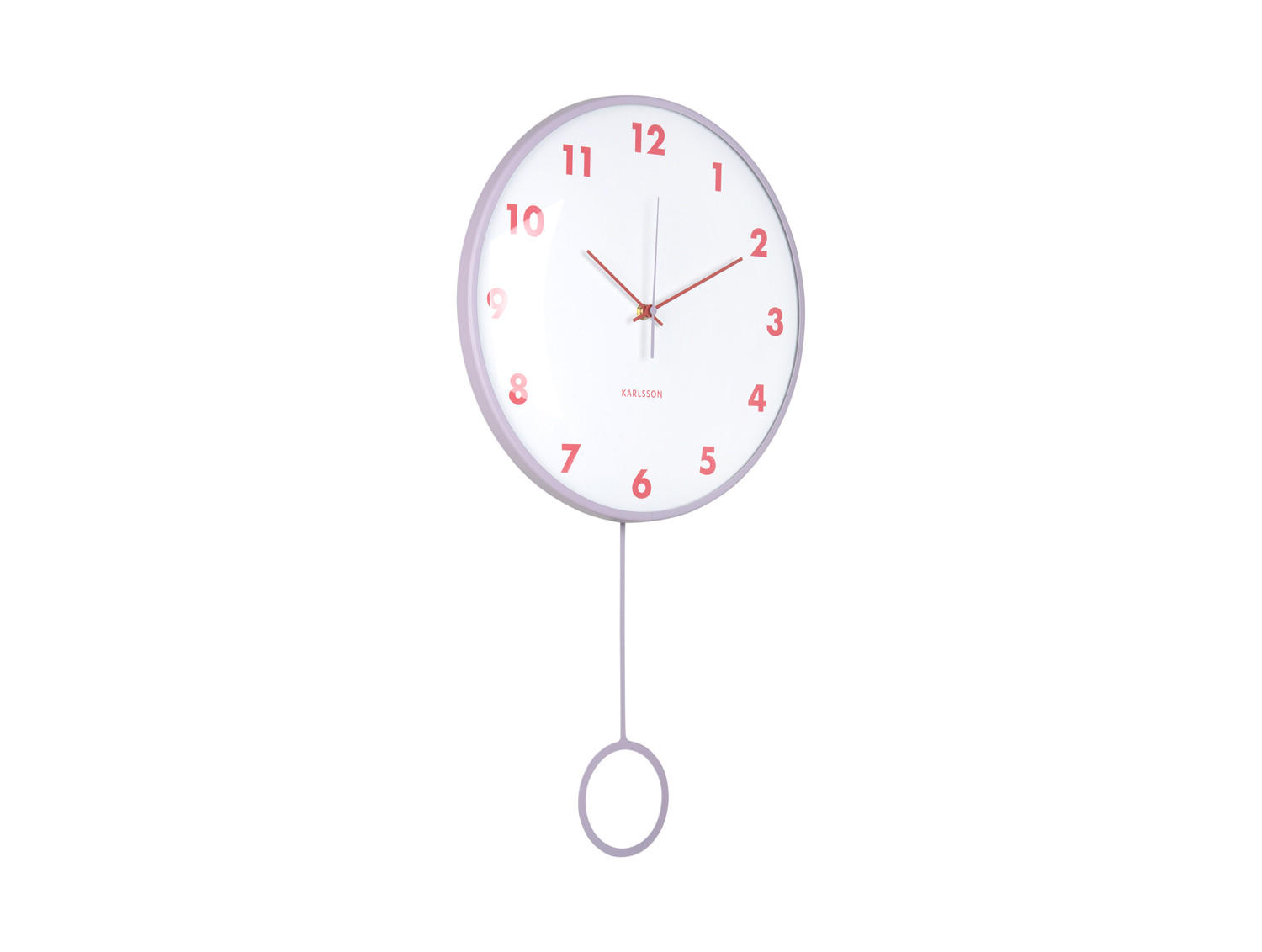 WANDUHR Cheeky Dome 7/35/61 cm - Lila, Metall (35/61/7cm) - Karlsson