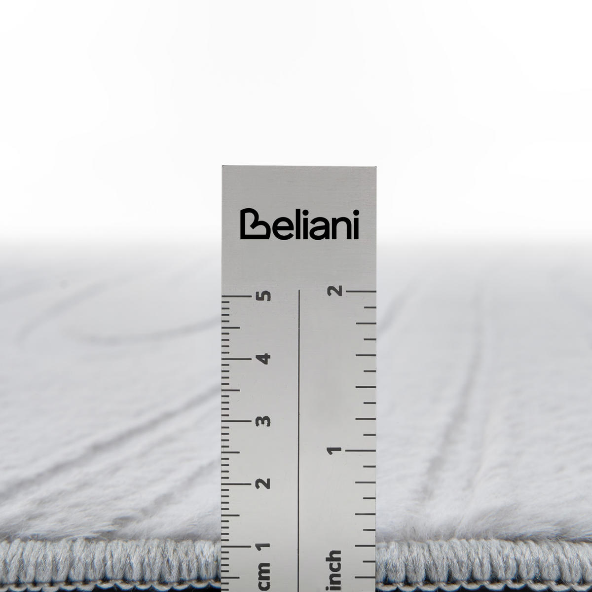 KUNSTFELLTEPPICH Hellgrau 160/160 cm Ontake - Hellgrau/Grau, Kunststoff (160/160cm) - Beliani
