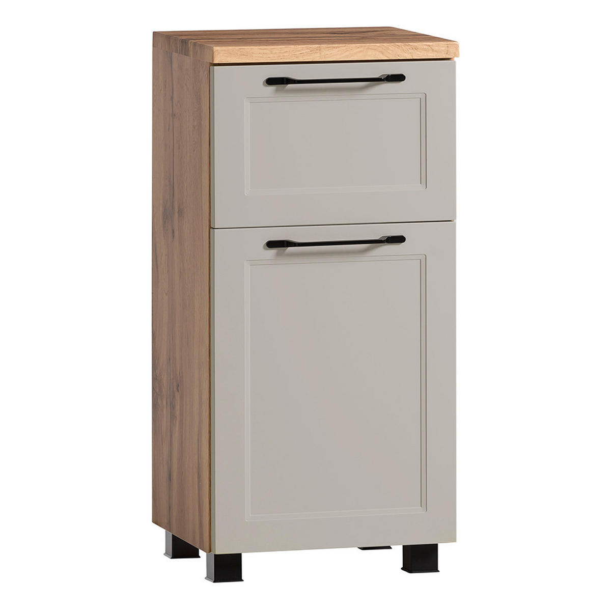 BADMÖBEL-SET 4-TLG. Marling-03 - Beige, Holzwerkstoff (120/200/35cm) - Lomado