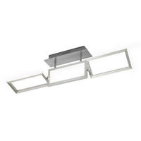 LED DECKENLEUCHTE Alu Silber Beweglich - Silberfarben, Metall (81.5/12/21cm) - Wofi