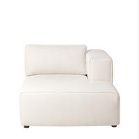 SOFA MODULARES Owen Beige 107 cm x 78 cm - Beige, Textil (107/78/176cm) - Klast Home