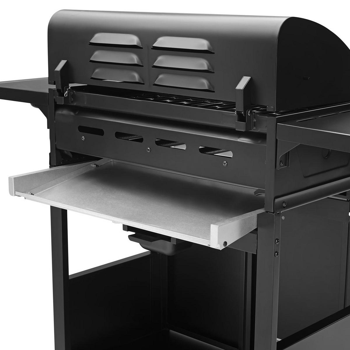 GASGRILL BASIC 4+1 - Schwarz, Metall (126/103/50cm) - TAINO
