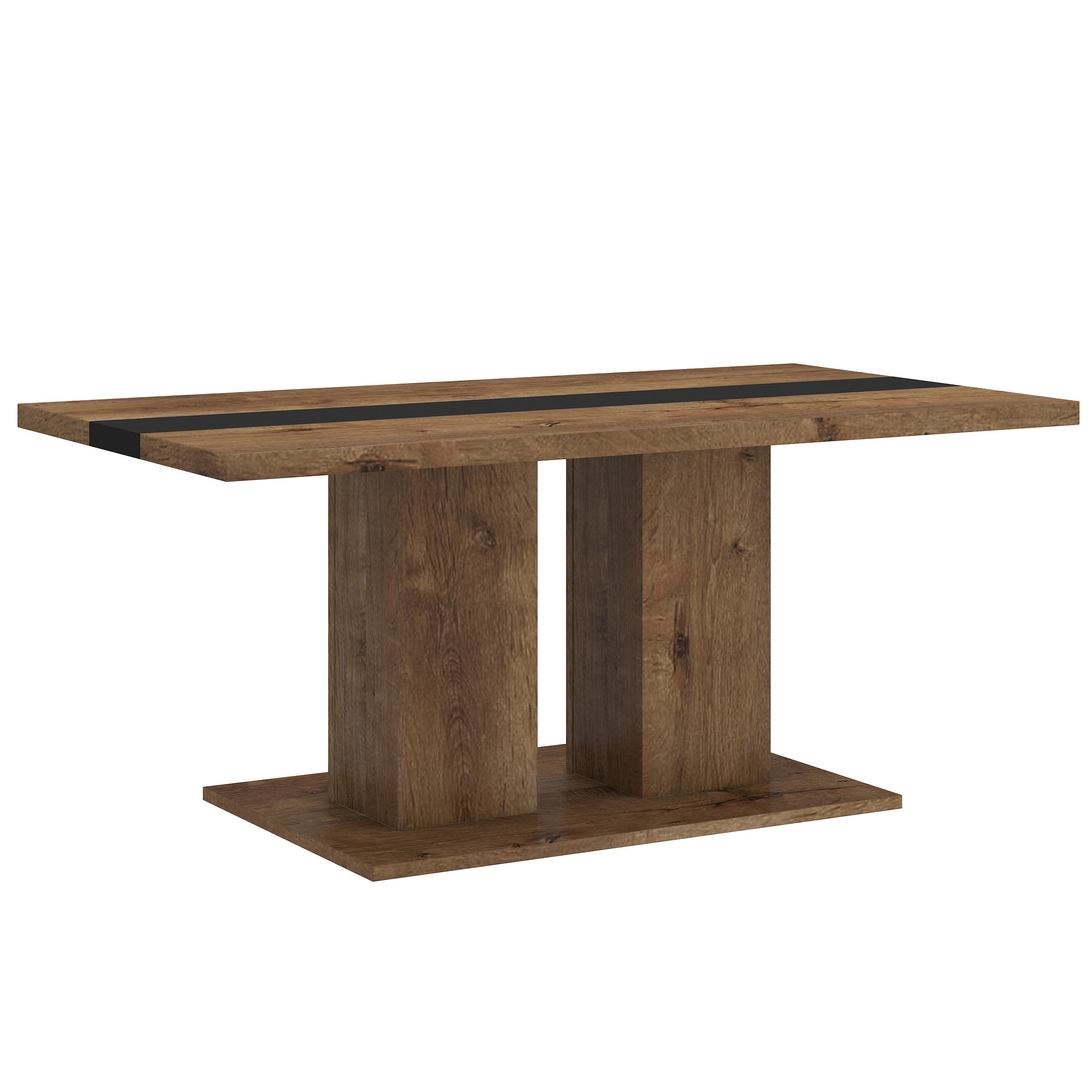 Masseno Couchtisch Braun 110x52.7x60 cm