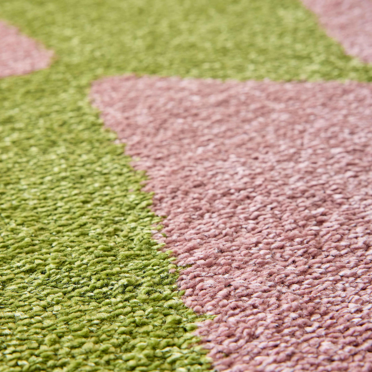 TEPPICH vintage karos grün Groovy 80x140 cm - Grün, Textil (80/140cm) - Nazar Rugs