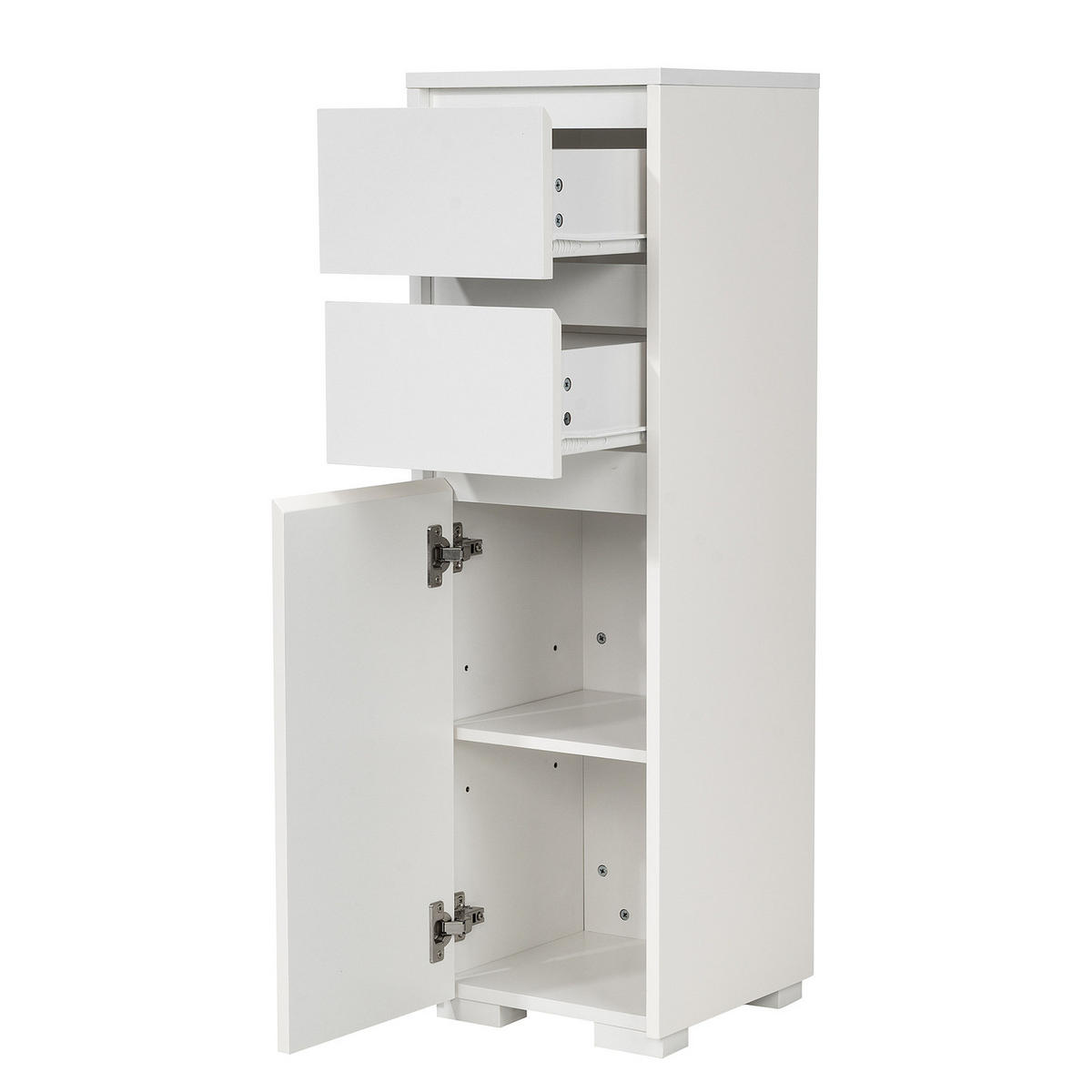 UNTERSCHRANK - Weiß - Weiß, Holzwerkstoff (30/96/30cm) - home24