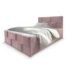 BOXBETT MONA 160x200 cm mit Matratze und Topper - Rosa - Rosa, Holz (160/200cm) - MASSENO