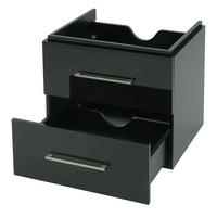 WASCHBECKENUNTERSCHRANK PREMIUM Schwarz - Schwarz, Holz (59/50/46cm) - MCW
