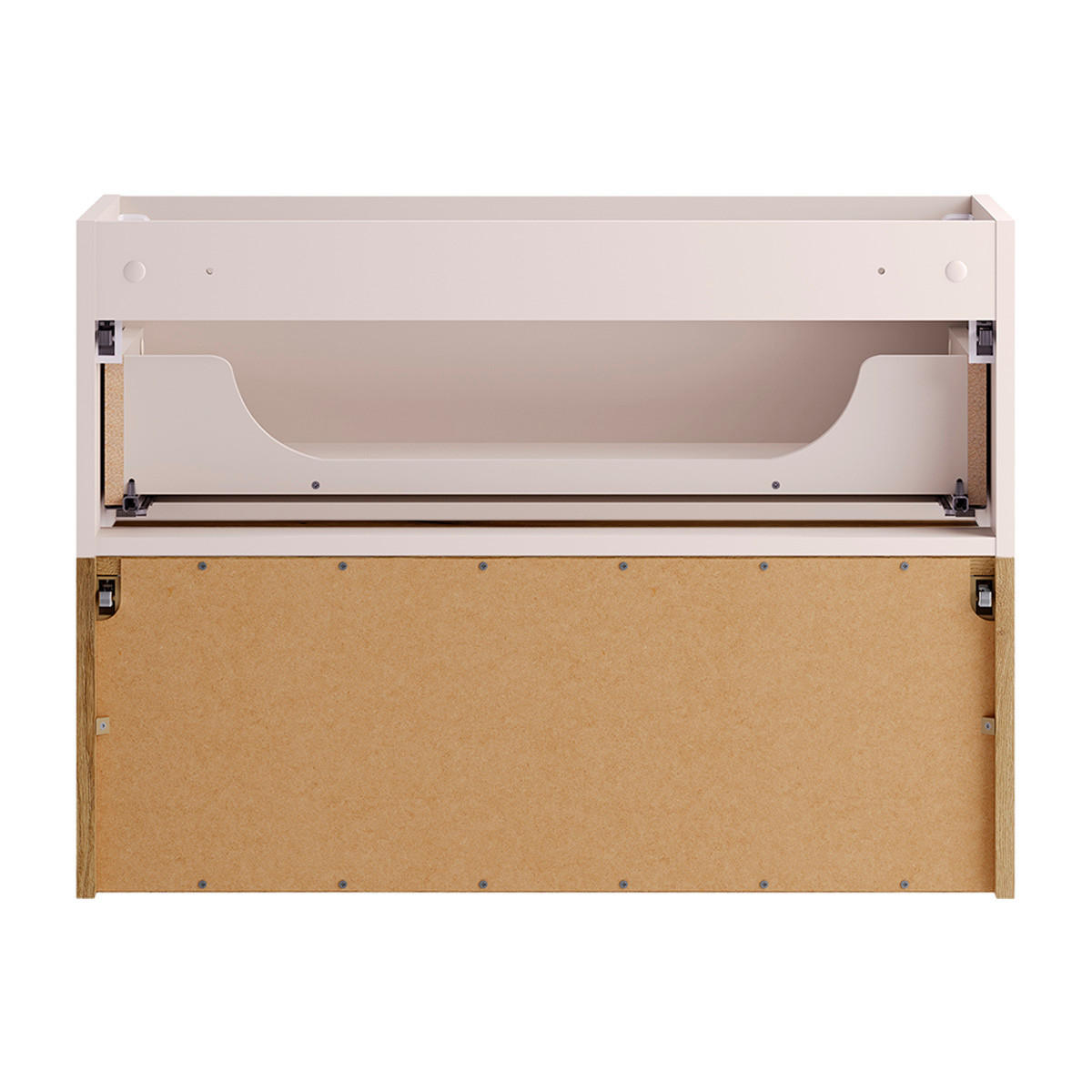 WASCHTISCHUNTERSCHRANK 80.4cm Riva Kaschmir - Beige, Holzwerkstoff (80.4/60/40cm) - Petits-meubles