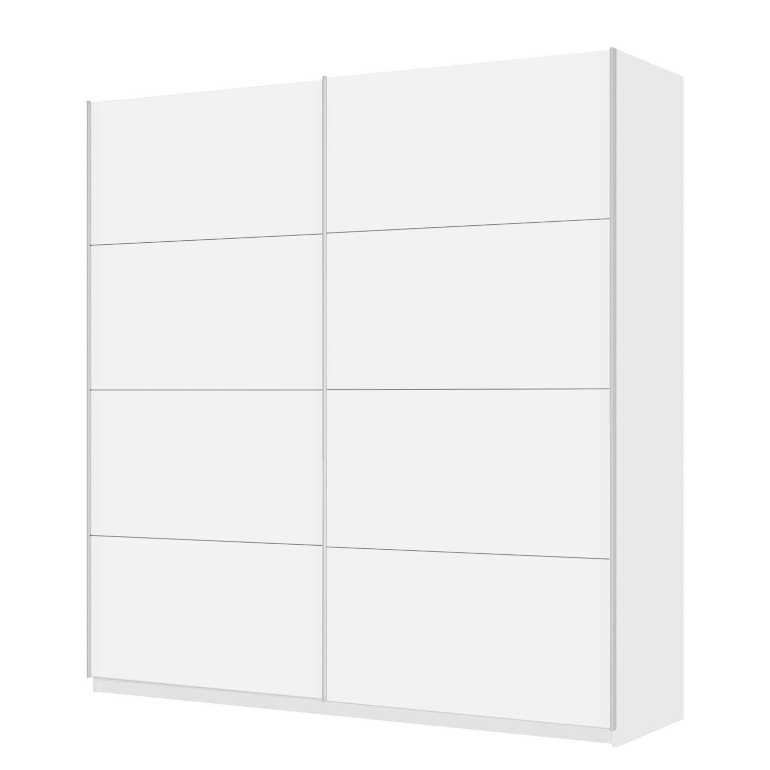 SCHWEBETÜRENSCHRANK - Weiß, Holzwerkstoff (225/236/68cm) - home24