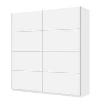 SCHWEBETÜRENSCHRANK - Weiß, Holzwerkstoff (225/236/68cm) - home24