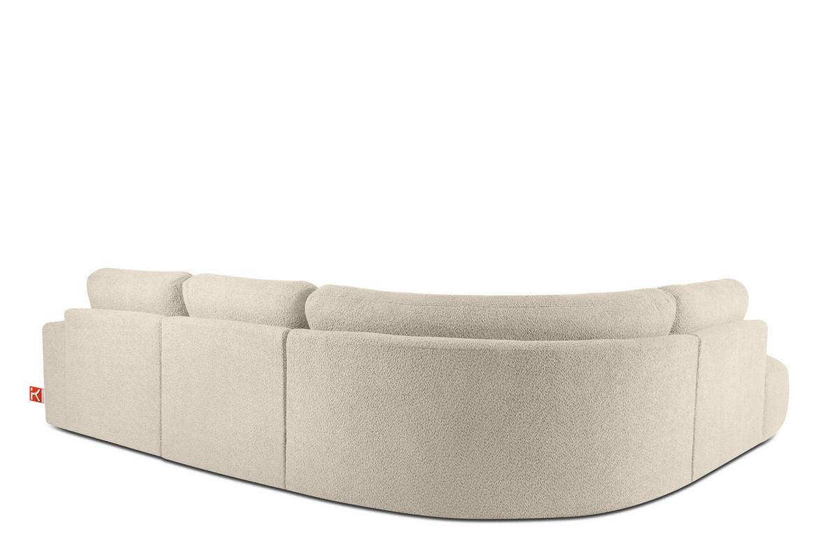 ECKSOFA LINKS ZUCCO, Hellbeige - Hellbraun, Holz/Holzwerkstoff (304/293cm) - KONSIMO®